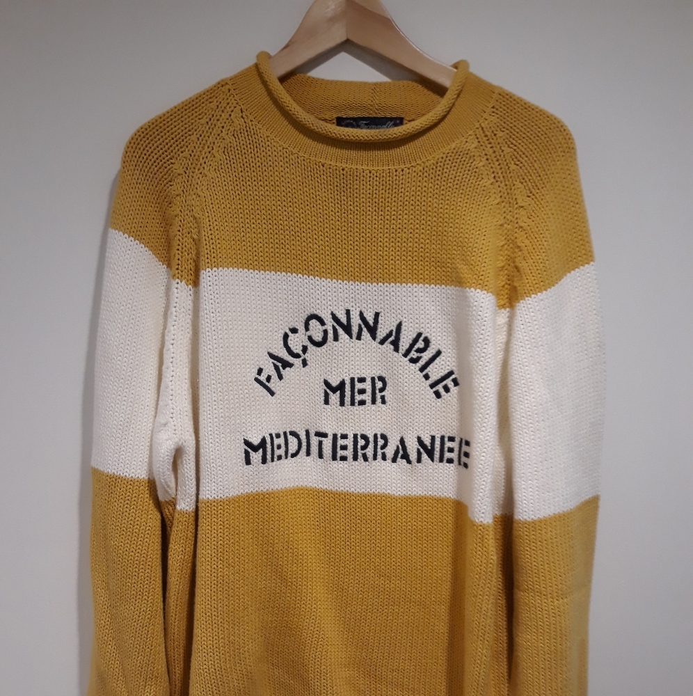 Unisex Faconnable Mer Mediterranee Sweater Large